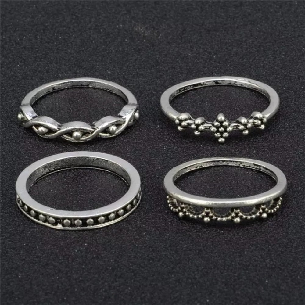 10pc Arrow Moon Midi Ring - Picture 3 of 3